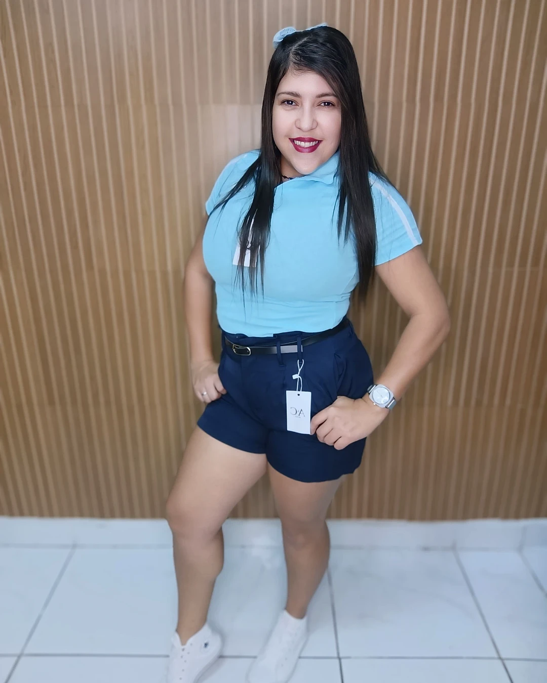 Blusa Ribana Gola Polo Adidas