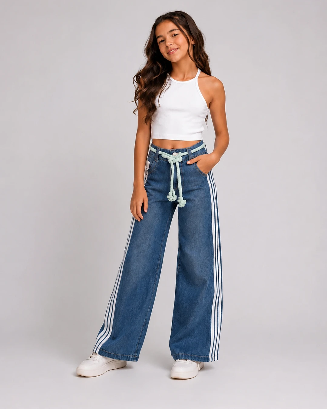 Calça Flare Listra