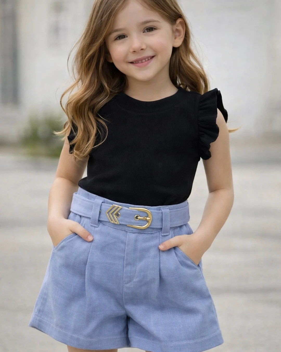Short Infantil com Cinto