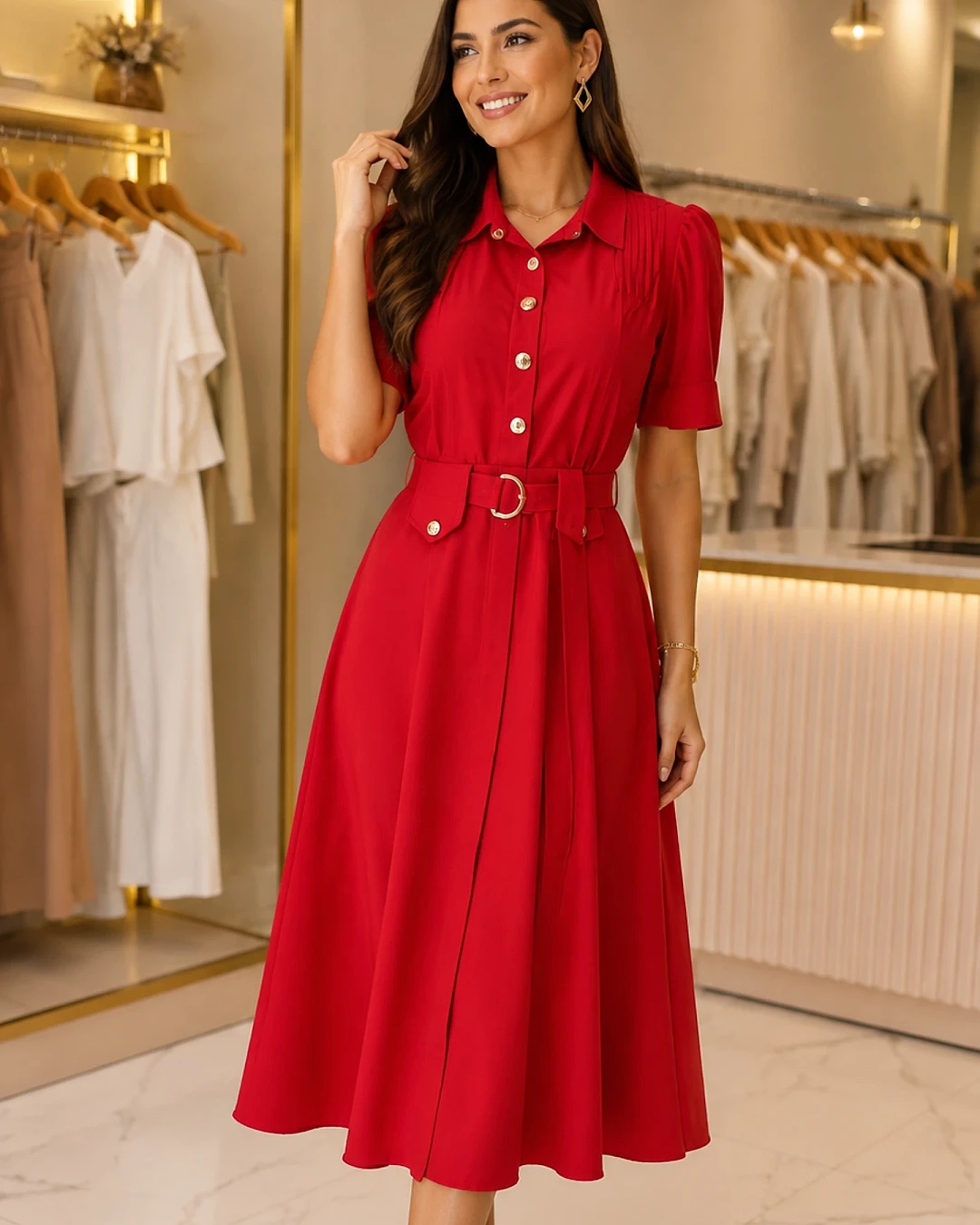 Vestido Midi Elegante