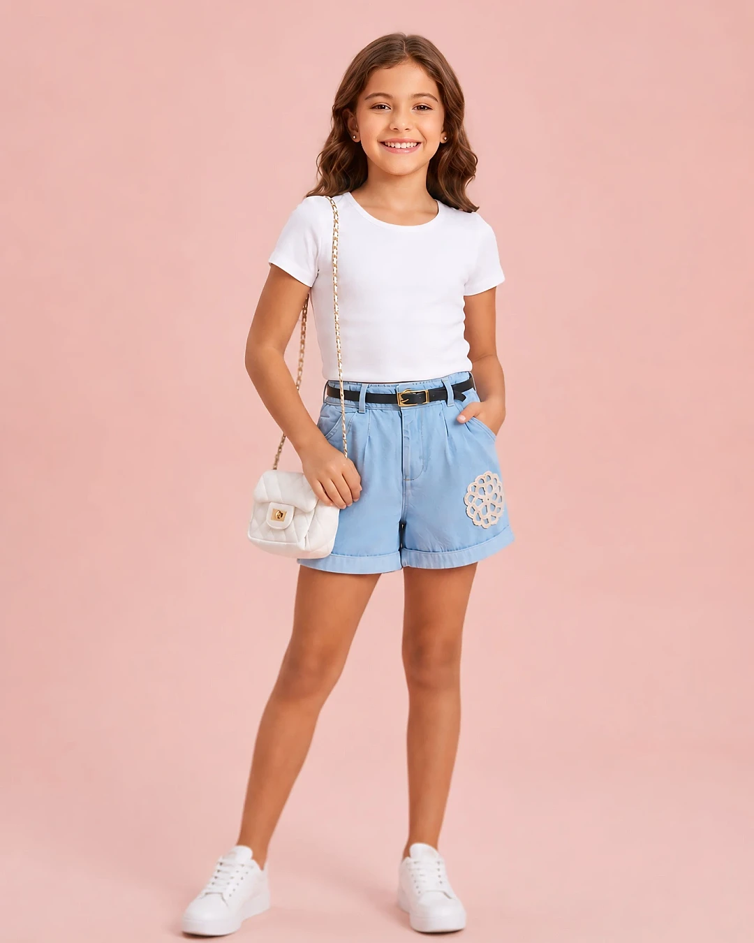 Short Jeans bordado