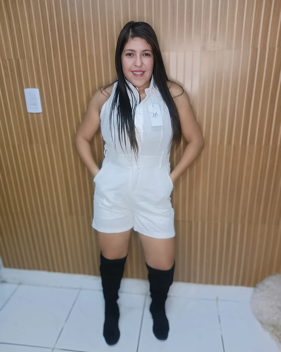 Macacão Fashion com Bolsos