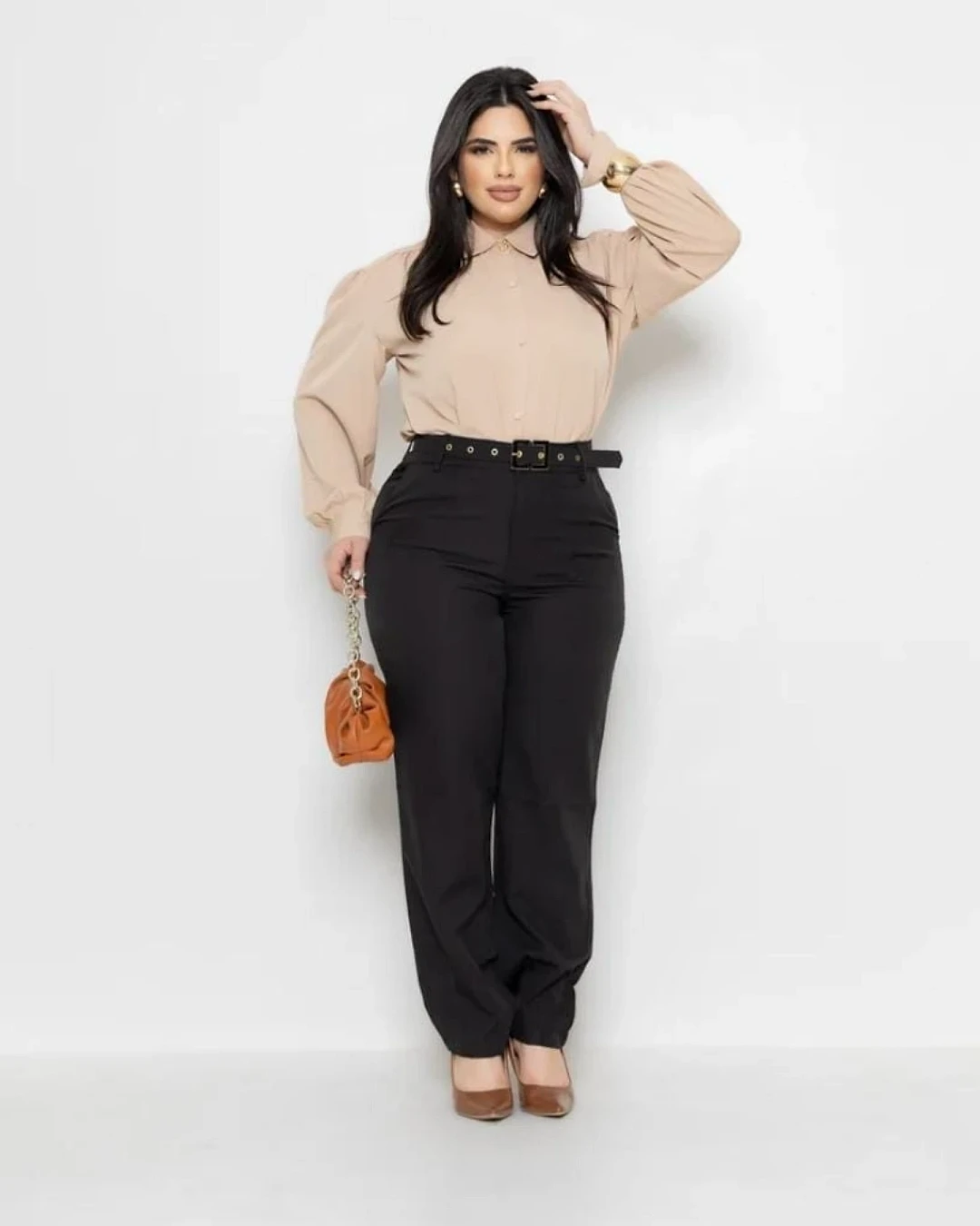 Calça Alfaiataria Plus Size Elegance