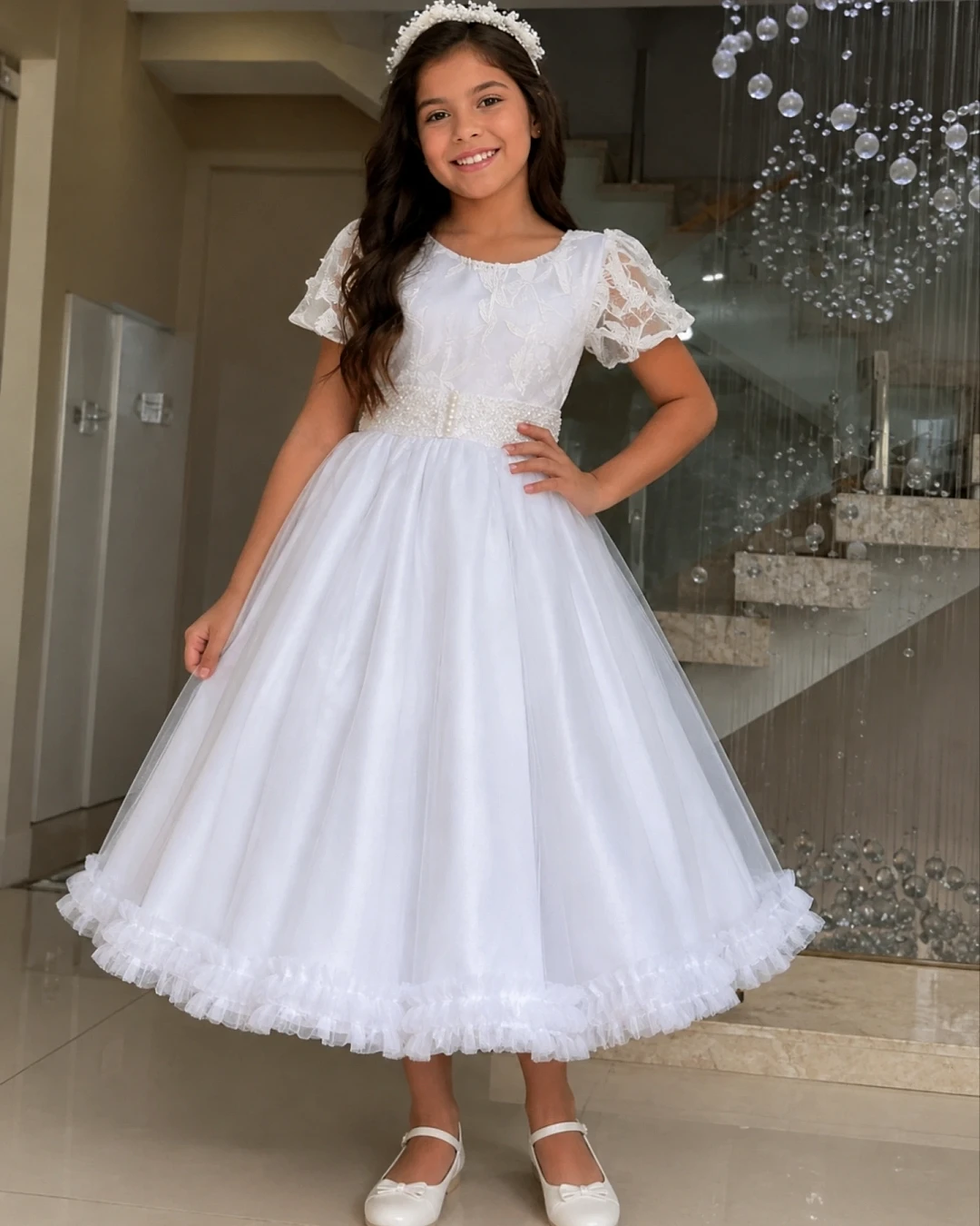 Vestido Infantil Princesa Encantada